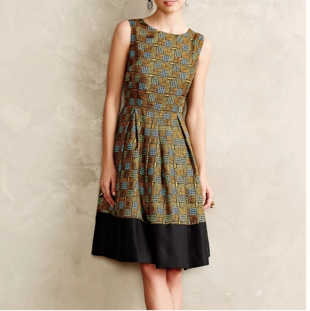Anthropologie Kakum 100% Silk Dress